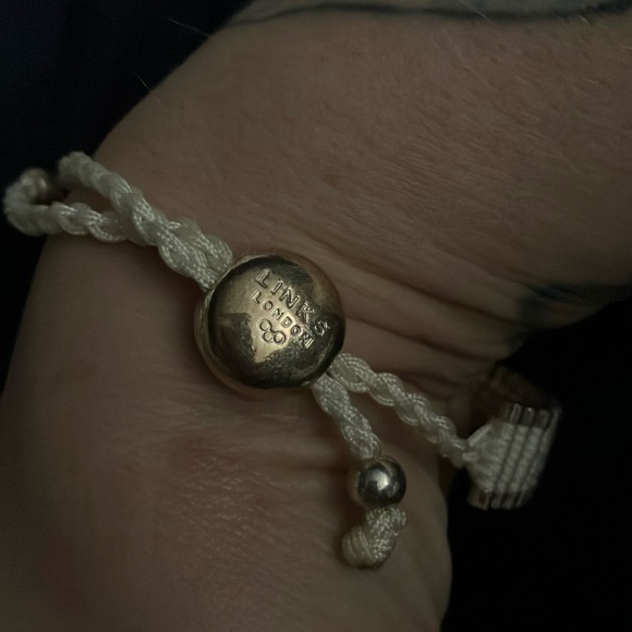 Links London sterling silver adjustable bracelet 37 silver links retail $109 - Picture 4 of 6